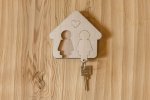 Vorschau: Schlüsselbrett Home Sweet Home Frau & Frau