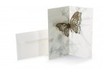 Doppelkarte Mariposita Schmetterling Nuss