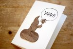 Vorschau: Geschenkkarte Kartenzwerg "Sorry"