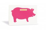 Geschenkkarte Piggy Bank Pink
