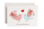 Karten für Geldgeschenke Vogelpaar